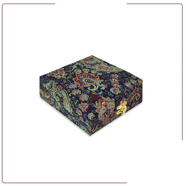 Cashmere gift box with Persian Paisley design